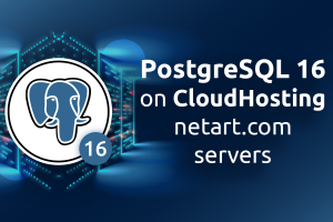 PostgreSQL 16 on CloudHosting netart.com servers