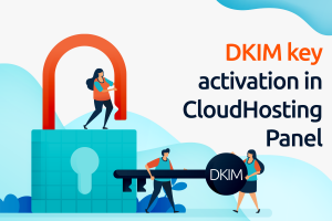 DKIM key activation in CloudHosting Panel | netart.com